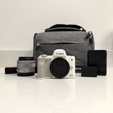 Canon EOS M50 White EF-M 15-45