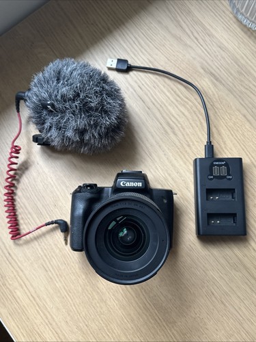 Canon m50 camera sigma 16mm - camera, +